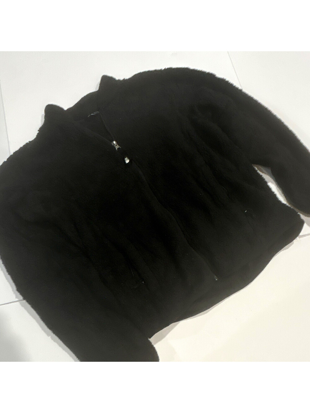 The North Face Women’s Black Solid Logo Full Zip Short Jacket M